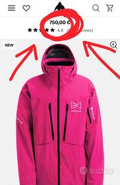 Giacca Burton [ak]® Hover GORE‑TEX 3L

