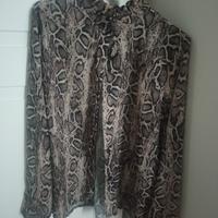 Camicia con fantasia pitonata