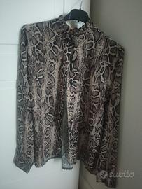 Camicia con fantasia pitonata