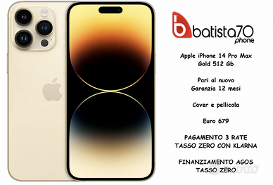Apple iPhone 14 Pro Max Gold 512 Gb