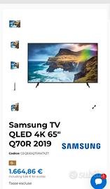 Samsung TV QLED 4K 65" Q70R 