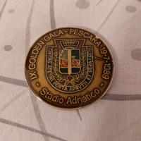 Medaglia celebrativa IX Golden Gala Pescara 1989