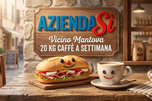 4M AziendaSi bar con cucina 20 kg caffè settimana