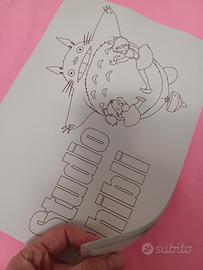 Il mio vicino Totoro  🌂 da colorare