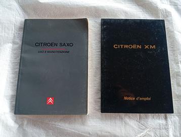 Citroen Saxo XM libretti uso manutenzione