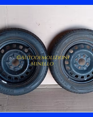 2 Ruote complete 4 STAG 155/65 R13 FIAT Panda