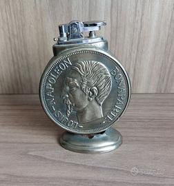 accendino da tavolo vintage raffigura Napoleone 3°