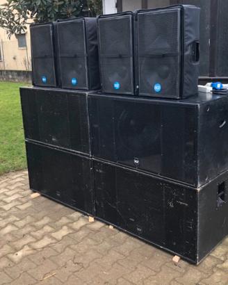 4 x Sub rcf 8028 mki doppio 18