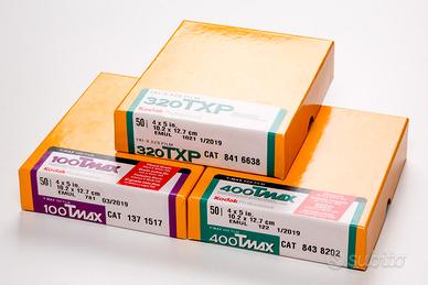 Kodak txp trix 320 tmax 400 tmax 100 4x5 120