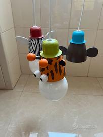 Lampadario forma animali