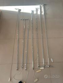 Binari per tende Mottura in alluminio sing./dopp.