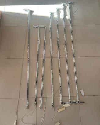 Binari per tende Mottura in alluminio sing./dopp.