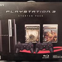 ps3 60 GB retrocompatibile starter pack