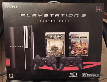 ps3 60 GB retrocompatibile starter pack