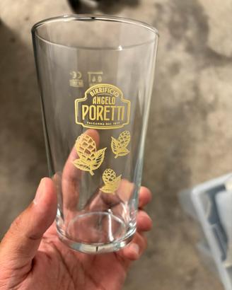 Bicchieri birra poretti