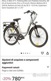 Bicicletta Elettrica NUOVA