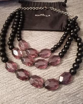 Collana tre fili Marella originale 