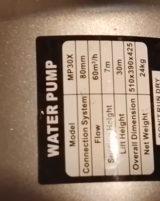 pompa acqua 