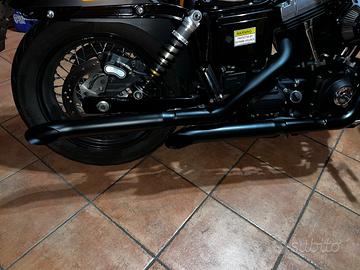 Scarichi  Harley Davidson dyna con supporto