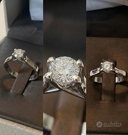 Anello solitario diamante