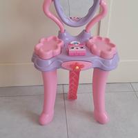 Specchiera con cassetti per bambina