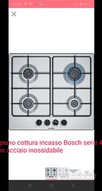 piano cottura Bosch a incasso GAS  acciaio 