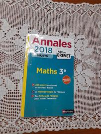 Libro di Matematica Annales 2018 ABC du BREVET in