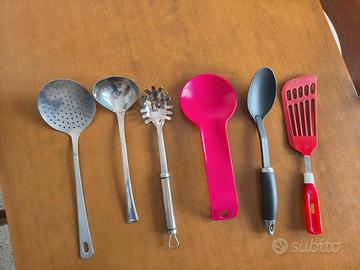 Cucchiai cucina vari tipi 6 unità