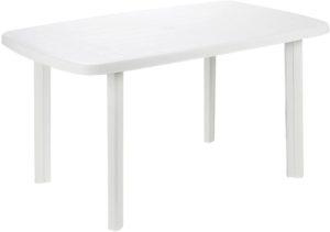 Tavolo in resina Faro bianco cm 137×85