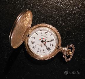 Orologio da taschino con disegno caccia