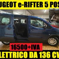 PEUGEOT e-Rifter 5 POSTI ELETTRICO A PIANALE UNI