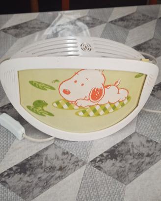 abat jour luce notturna Snoopy