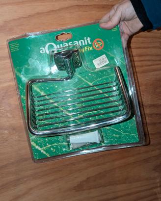 Porta spugna/sapone Quasanit Easy Fix Cromato