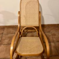 Sedia a dondolo vintage