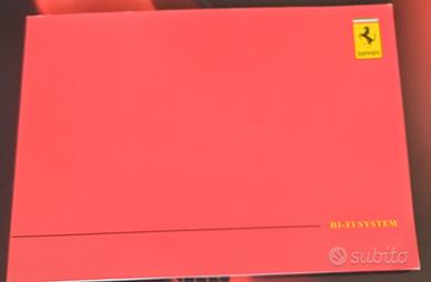 Manuale originale Ferrari Hi-fi system 