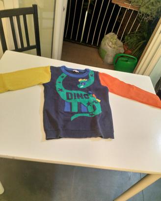Maglione in puro cotone per bambino di 8 anni