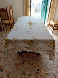Grande tovaglia vintage anni 70 - 250x160 cm