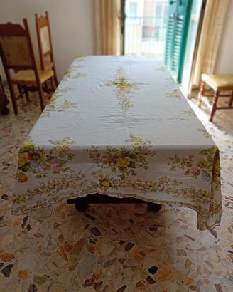 Grande tovaglia vintage anni 70 - 250x160 cm