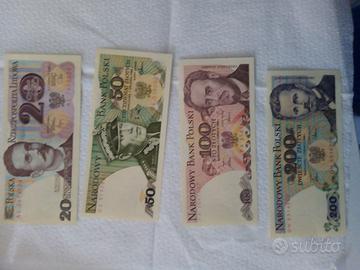 lotto Banconote e monete Polonia 