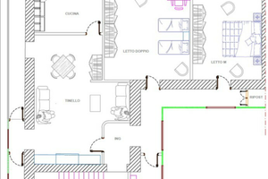 Ampia mansarda locata