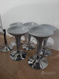 nr. 5 sgabelli ad altezza regolabile
