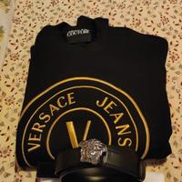felpa(M/L) e cintura originali Versace 