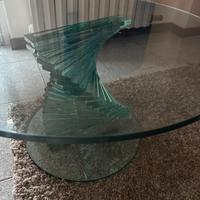 Tavolino in cristallo