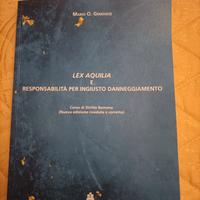 libro Lex Aquilia di diritto romano