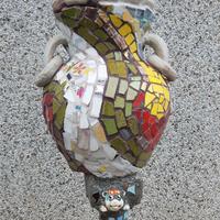 anfora mosaico ceramica piastrelle