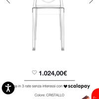 Sedie Kartell VICTORIA GHOST Trasparente