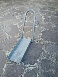 Cavalletto anteriore moto carrello furgone