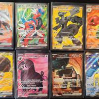 Lotto 8 carte Pokemon Full Art