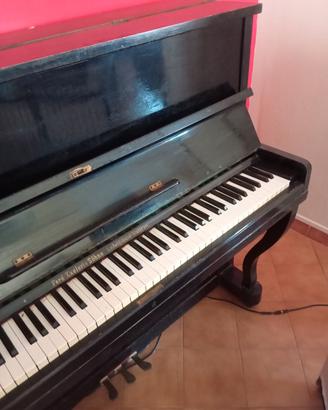pianoforte antico a muro periodo 1890 - 1920