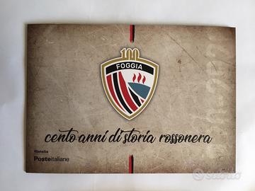 Folder Filatelico Centenario Foggia Calcio